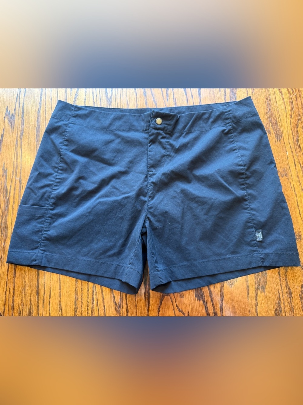 PrAna Women’s Black XL Nylon Shorts Single Leg Pocket 4” Inseam